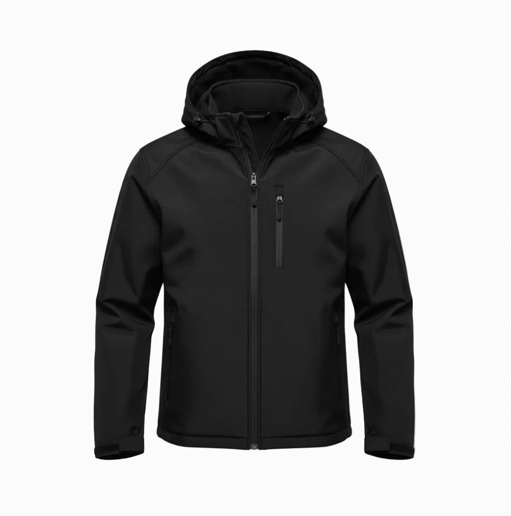 Jachetă softshell cu glugă
